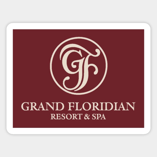 Grand Floridian Resort Logo - 3 Magnet by Mouse Magic with John and Joie